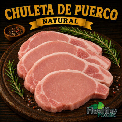 chuleta natural de cerdo 500g