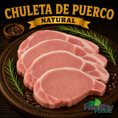 chuleta natural de puerco kg